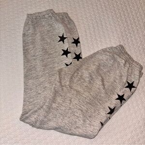 Hardtail Tail Forever Women’s XS Light Gray joggers stars Side stripe detail